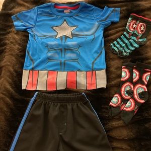 Captain American pajamas
